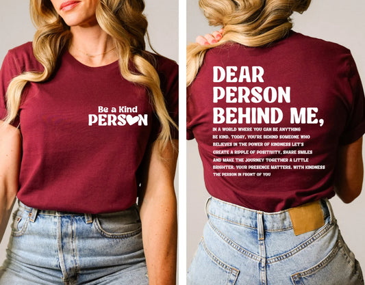 DEAR PERSON BEHIND MEβ¦ π«ΆπΌ