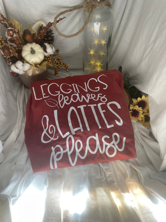 Leggings Leaves & Lattes Please π