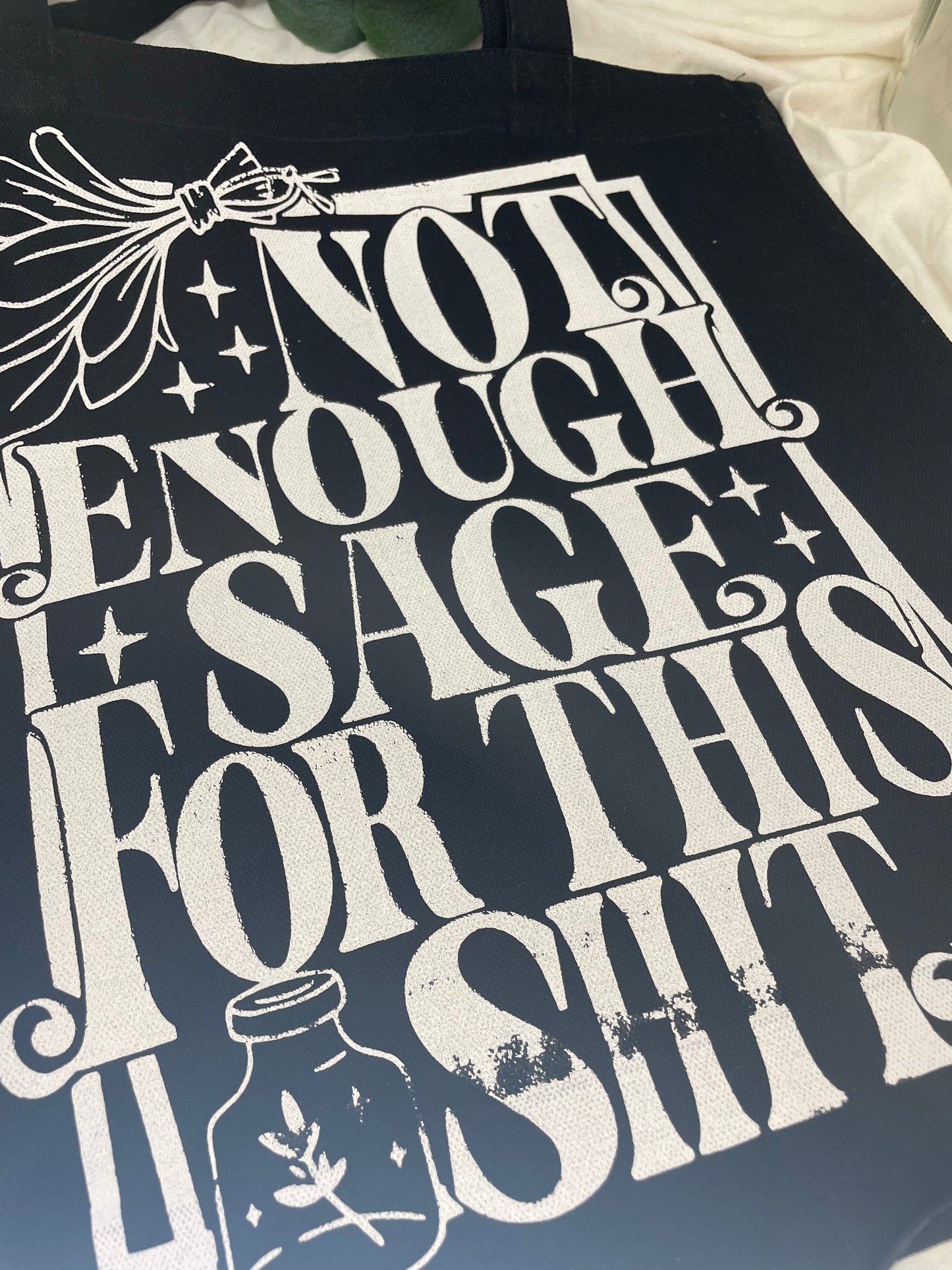 Not enough sage ๐ Imperfect tote