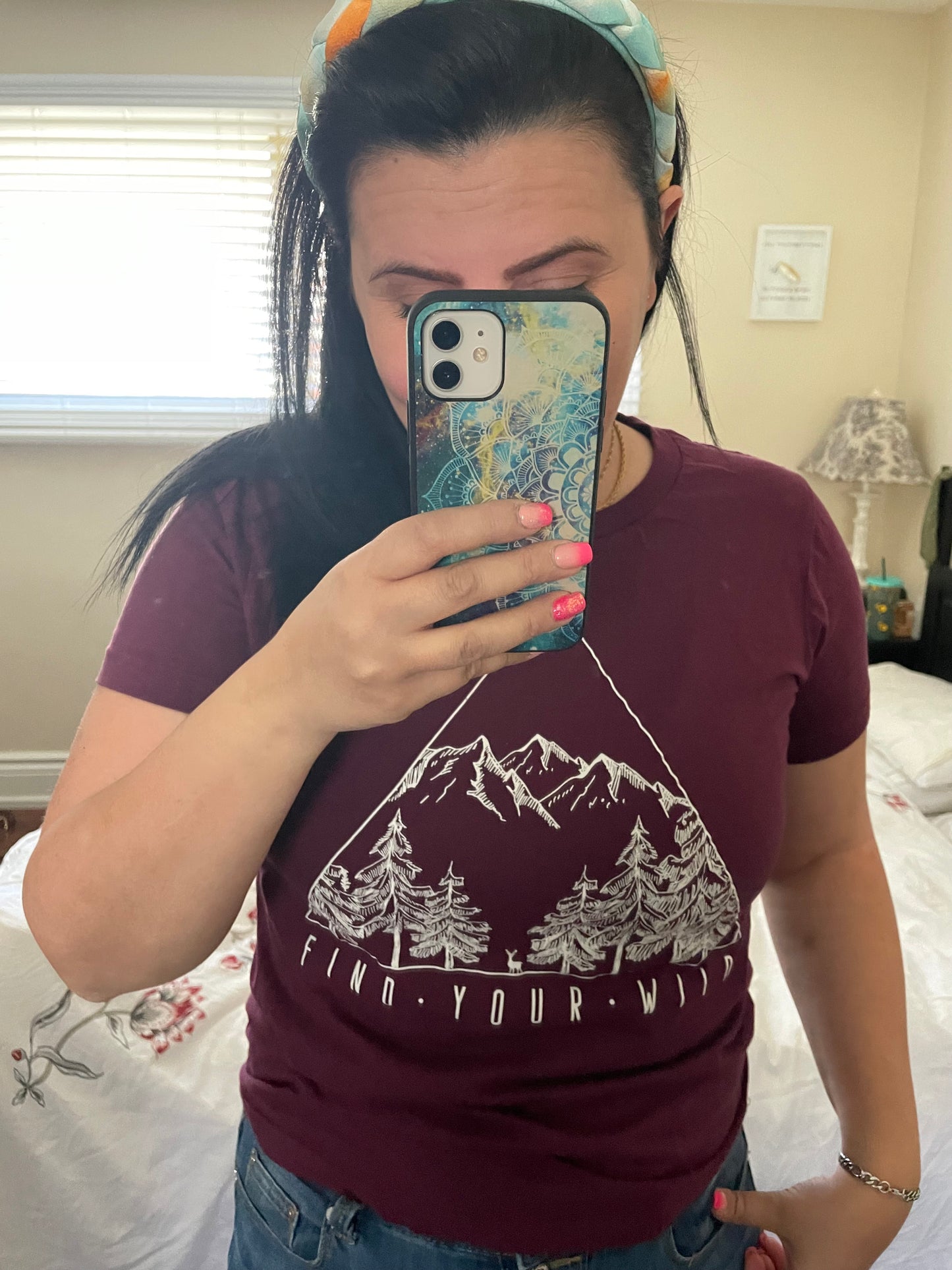 Find your wild screen print tee