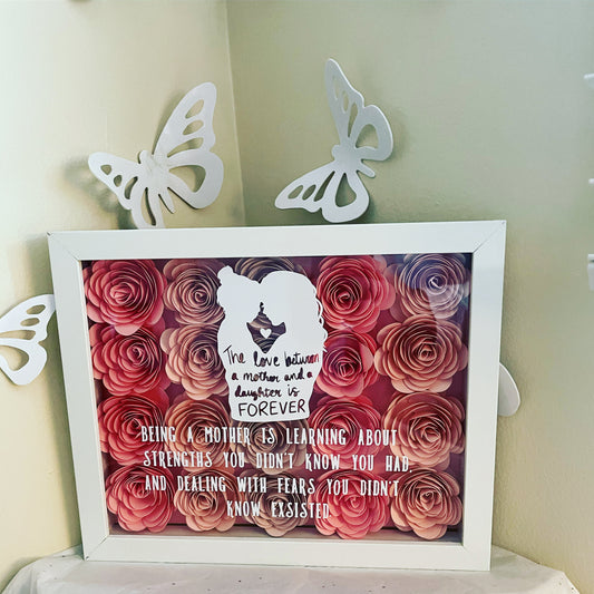 Becoming a Mother 8x10 Shadow Box