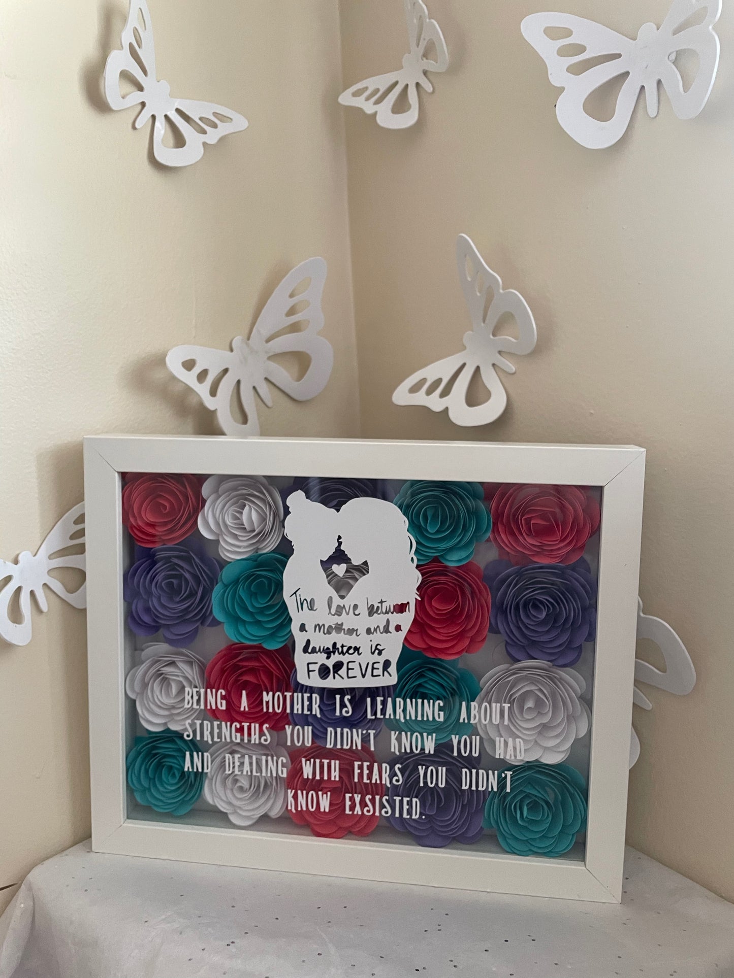 Becoming a Mother 8x10 Shadow Box