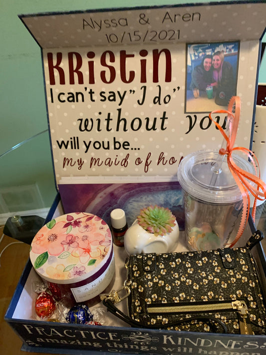 Bridesmaid proposal box