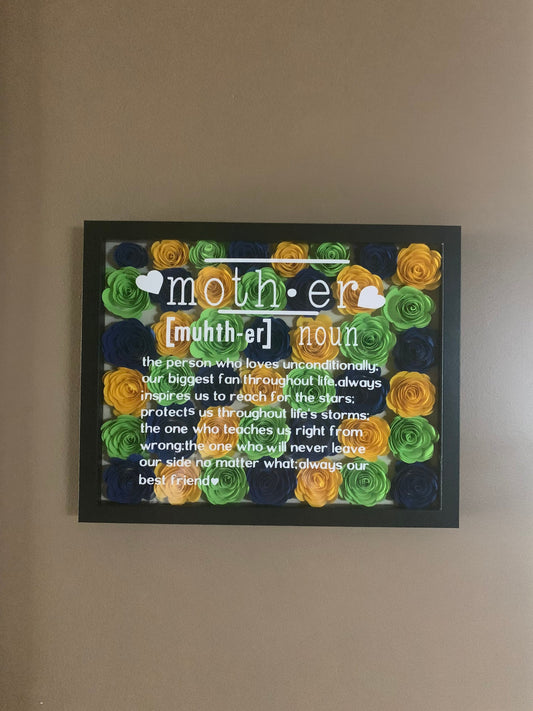 Definition of a Mother 11x14 Shadow Box