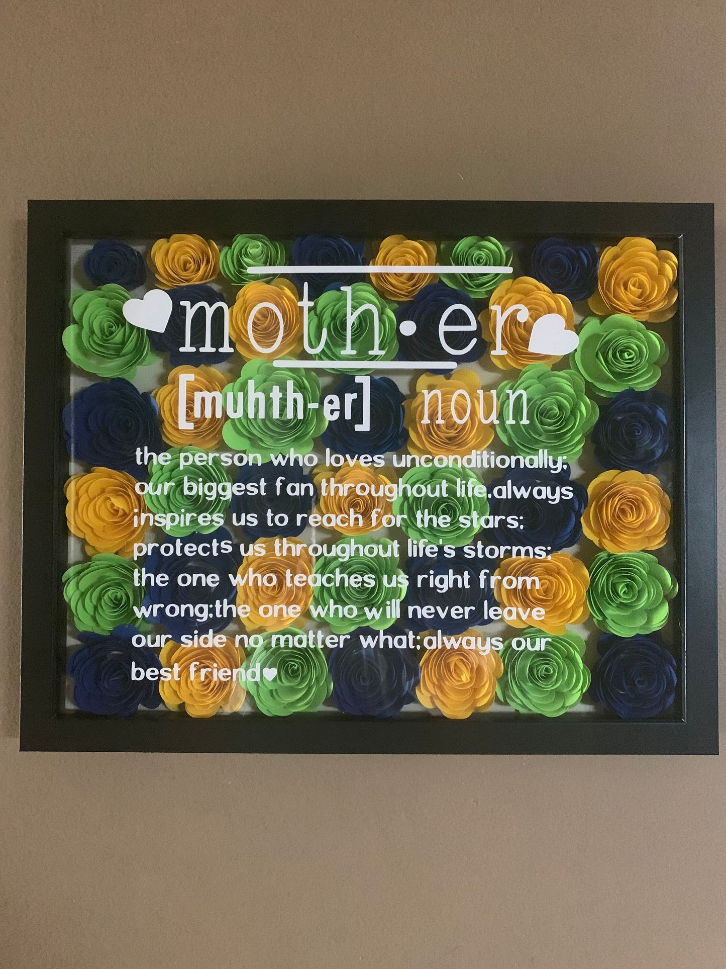 Definition of a Mother 11x14 Shadow Box