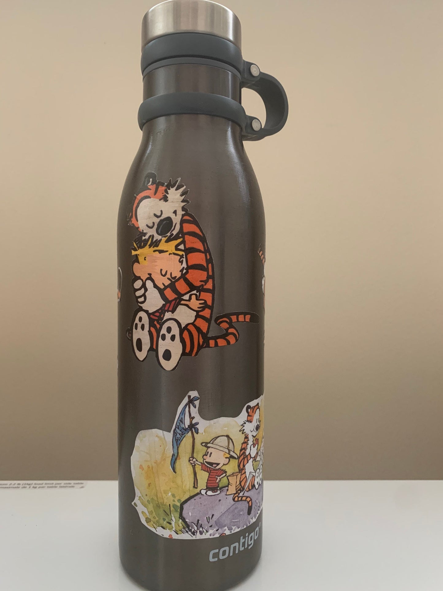 Calvin and Hobbes Customized Water Bottle