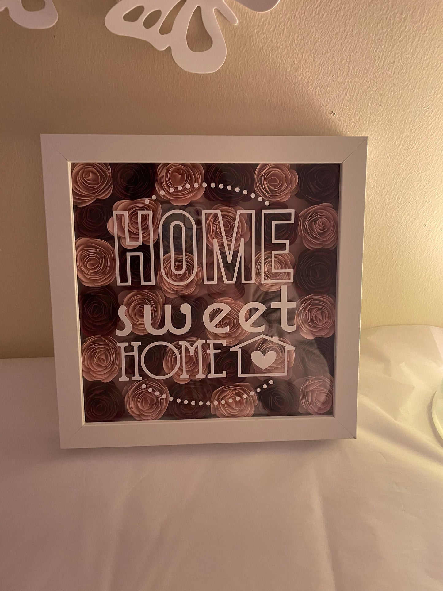 Home Sweet Home Shadow Box