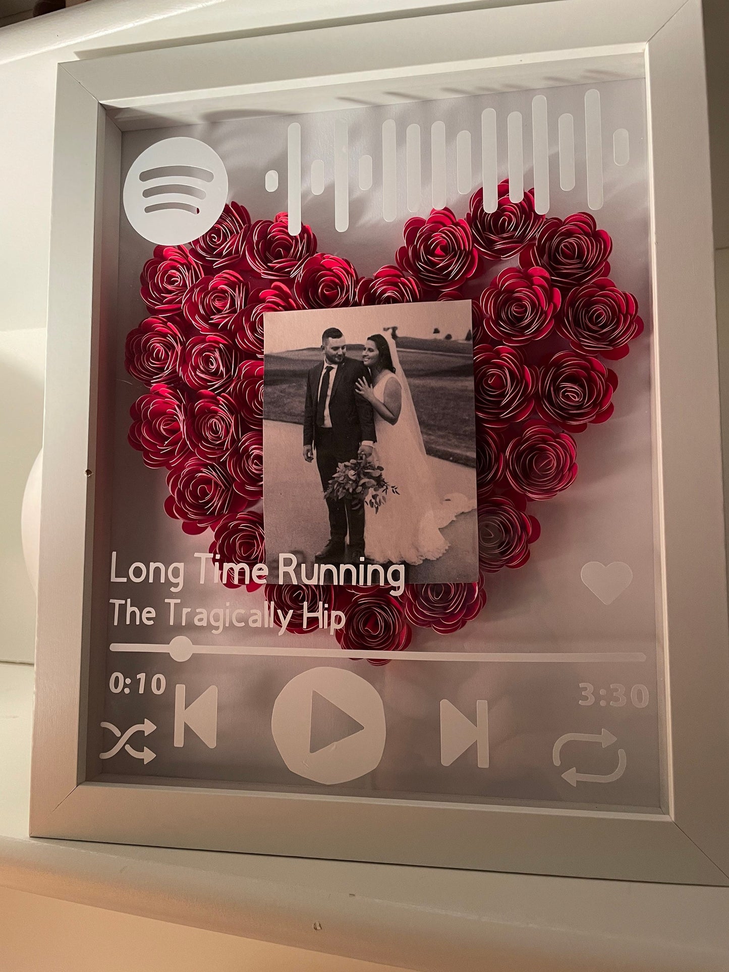 Our Love is a Song Spotify Shadow Box