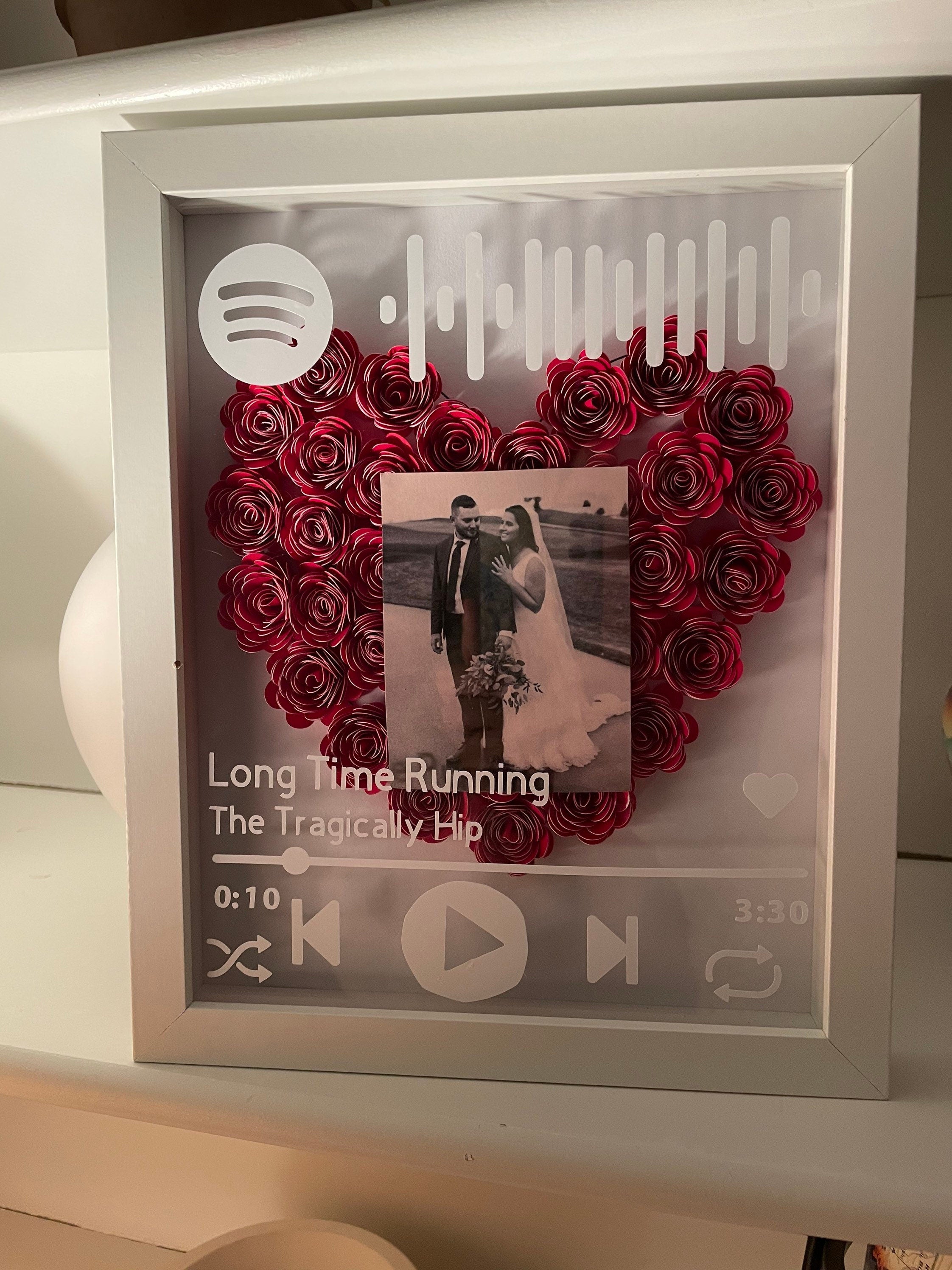 Custom Spotify store Shadow Box