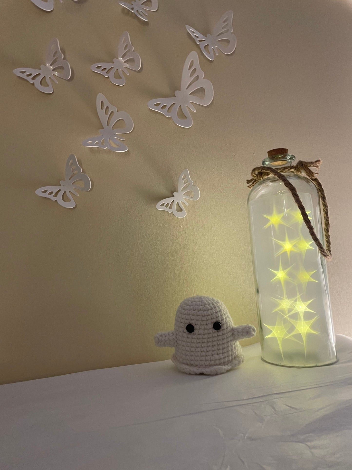 Ghost family amigurumi