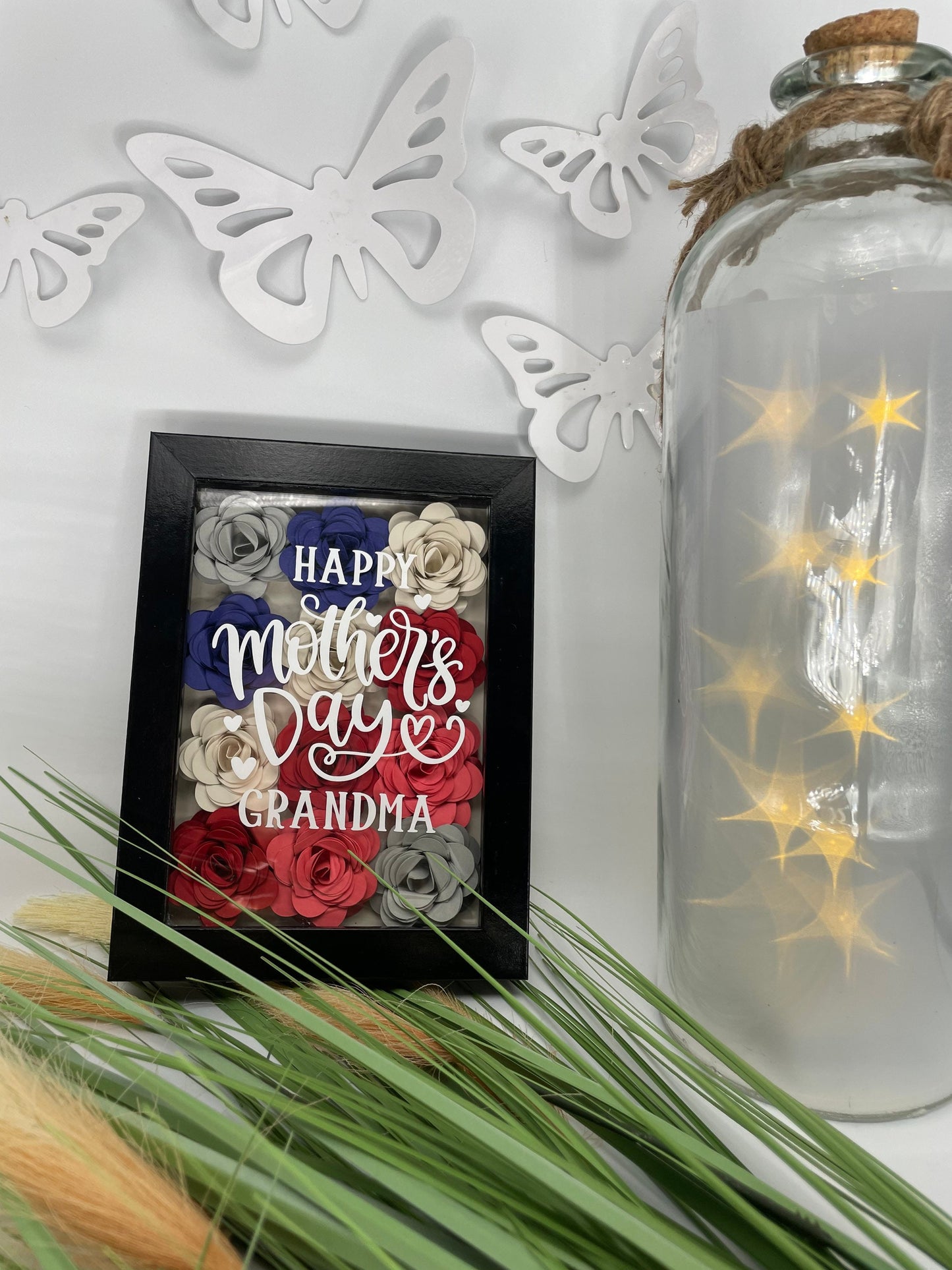 Happy Mother’s Day grandma shadowbox