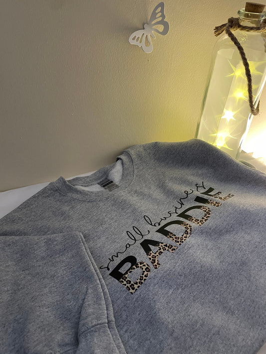 Small business baddie crewneck