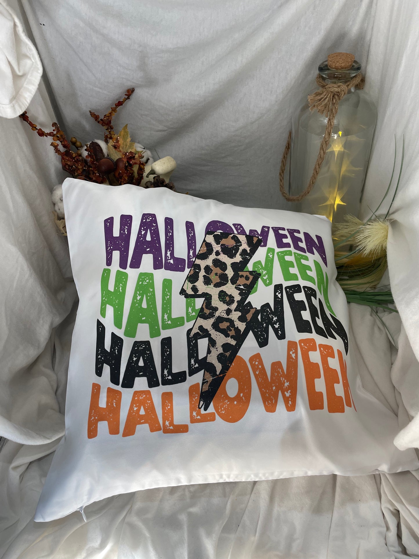 Halloween throw pillow