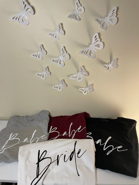 Personalized Bride:Babe T-Shirts