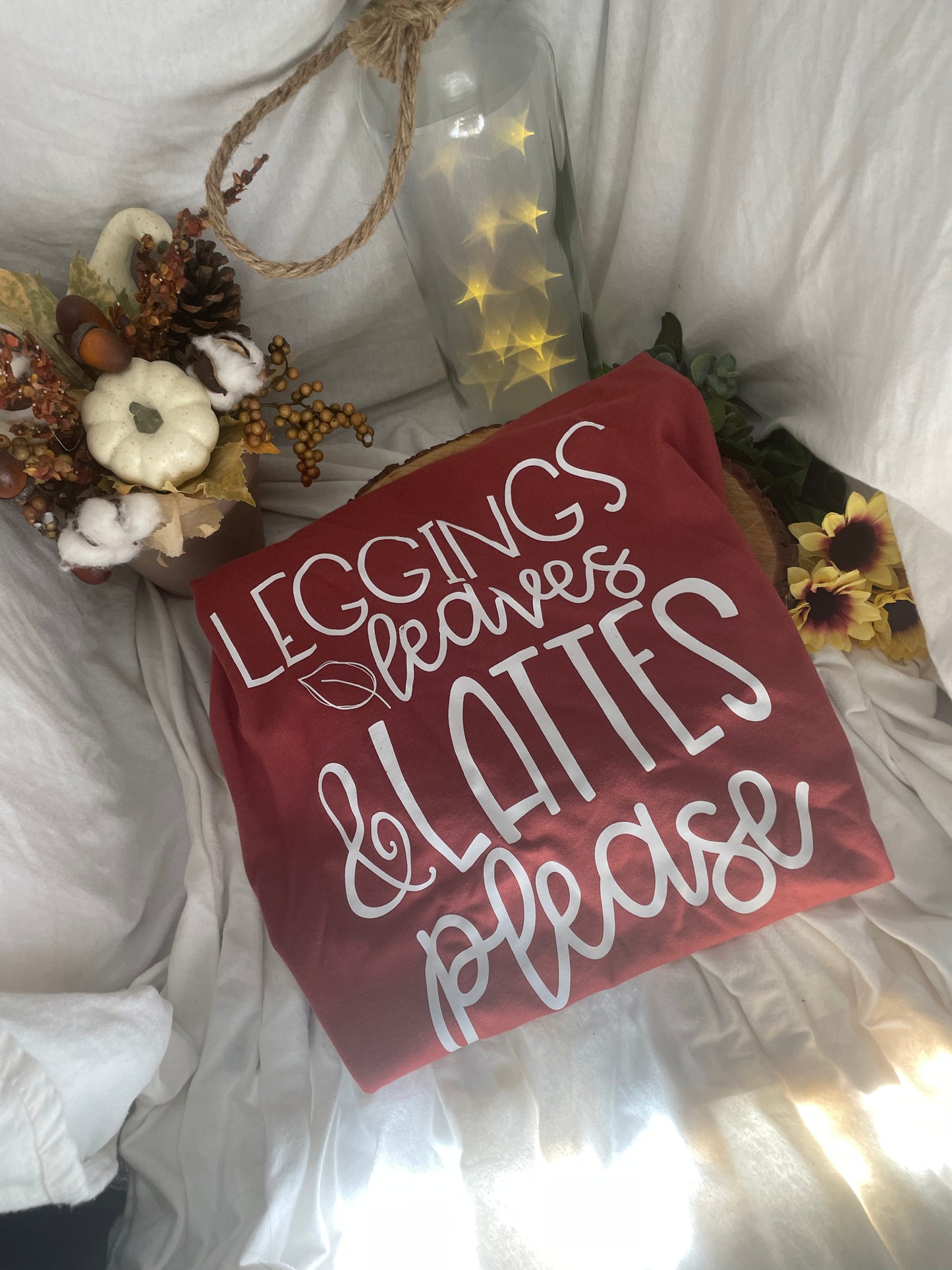 Leggings Leaves & Lattes Please 🍁