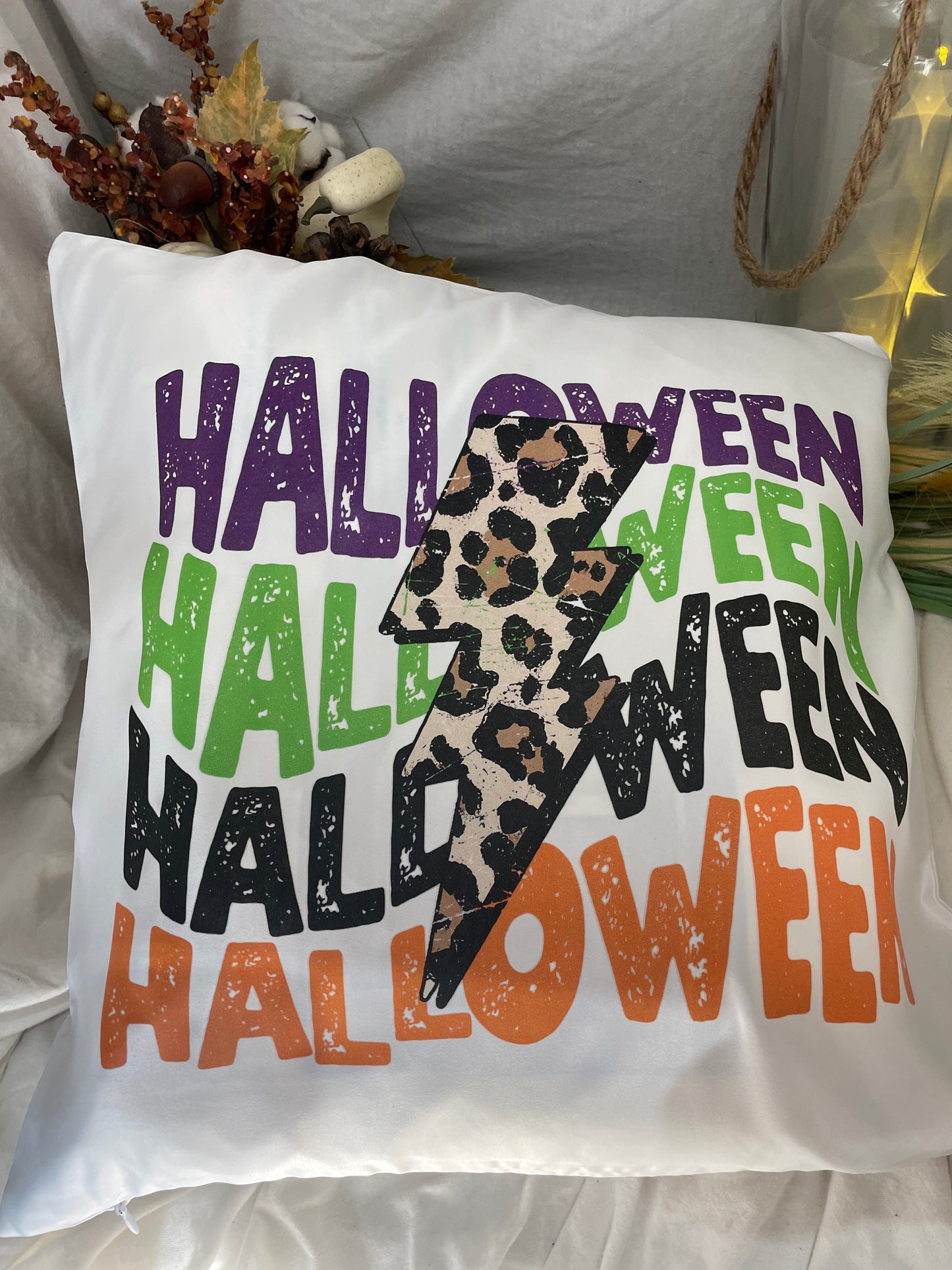 Halloween throw pillow