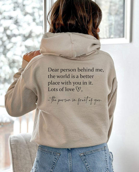 Dear person behind me… ♥️